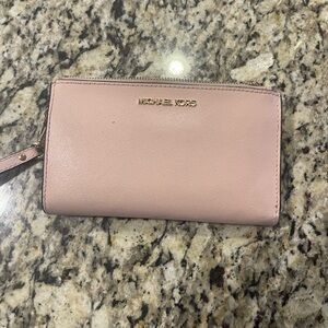 Michael Kors Pink Leather Wallet